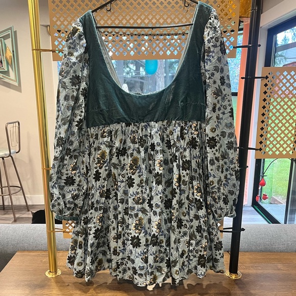 Free People Marsha Cocquette 1960s Mini Dress Size XL - Picture 3 of 8